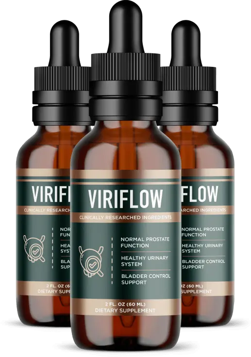 ViriFlow 3 Bottle Package 90 Day Supply Most Popular Free Shipping